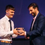 caleb receiving award credit deaf sports personality of the year