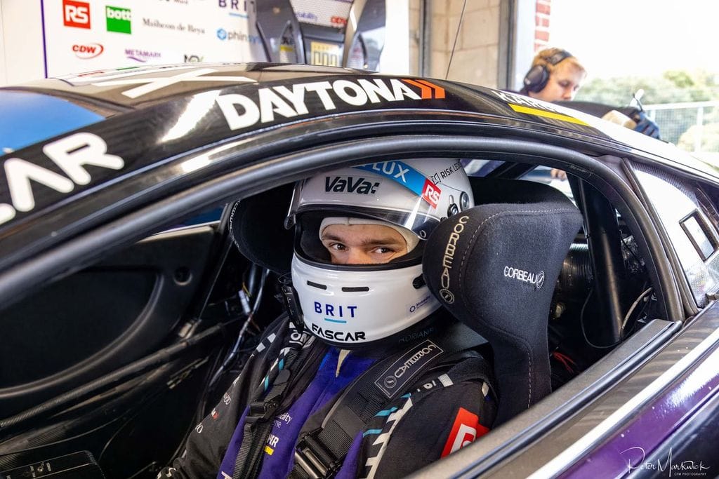 caleb mcduff in mclaren gt4